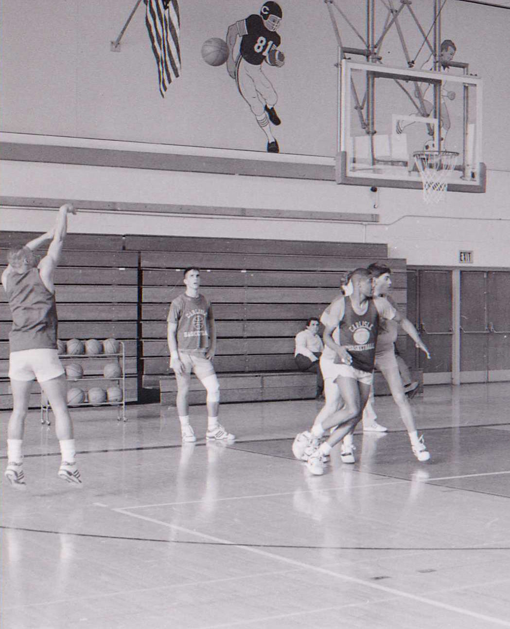 1988 Carlisle Basketball practice